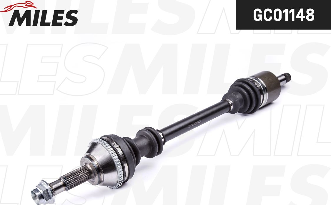 Полуось (привод в сборе, приводной вал) Miles. Артикул GC01148