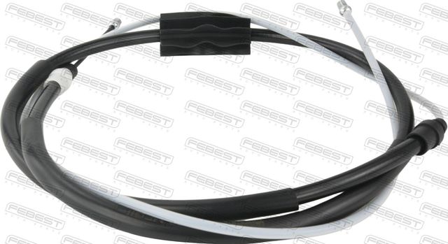 Трос ручника (тросик ручного тормоза) Febest. Артикул 24100-MEGII