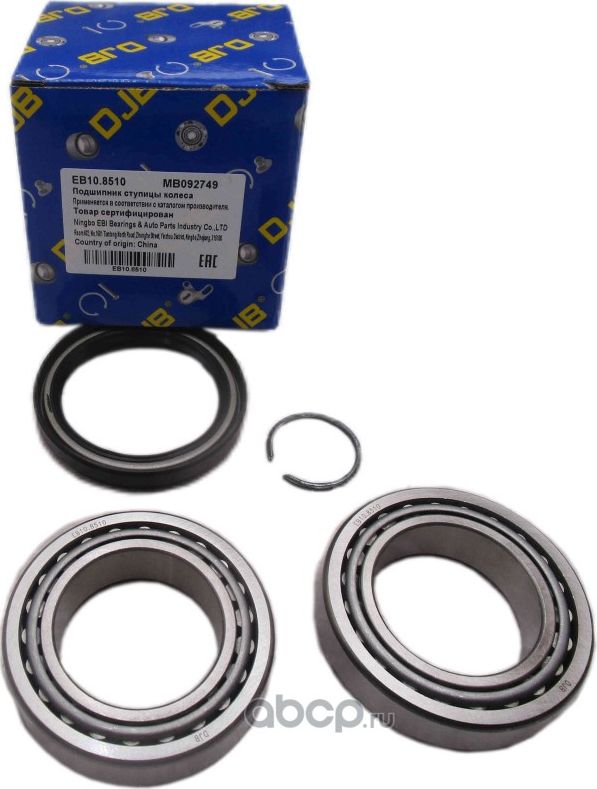Комплект подшипников ступицы колеса-2 шт | перед прав/лев | (DJB). Артикул EB108510