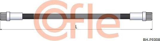 Тормозной шланг Cofle задний правый/левый для Citroen Berlingo I 1996-2005. Артикул 92.BH.PE008