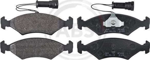 Тормозные колодки ABS передние для Ford Fiesta II 1985-1989. Артикул 36459