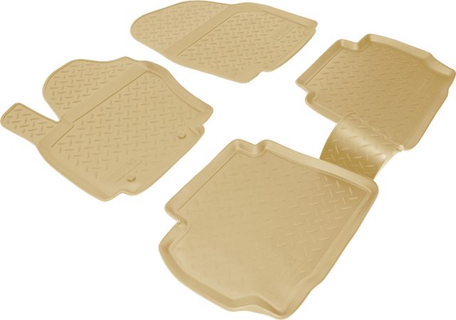 Коврики Норпласт для салона Ford Mondeo IV 2007-2013. БЕЖЕВЫЕ. Артикул NPL-Po-22-30Beige
