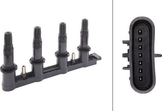 Катушка зажигания Hella. Артикул 5DA 358 000-241