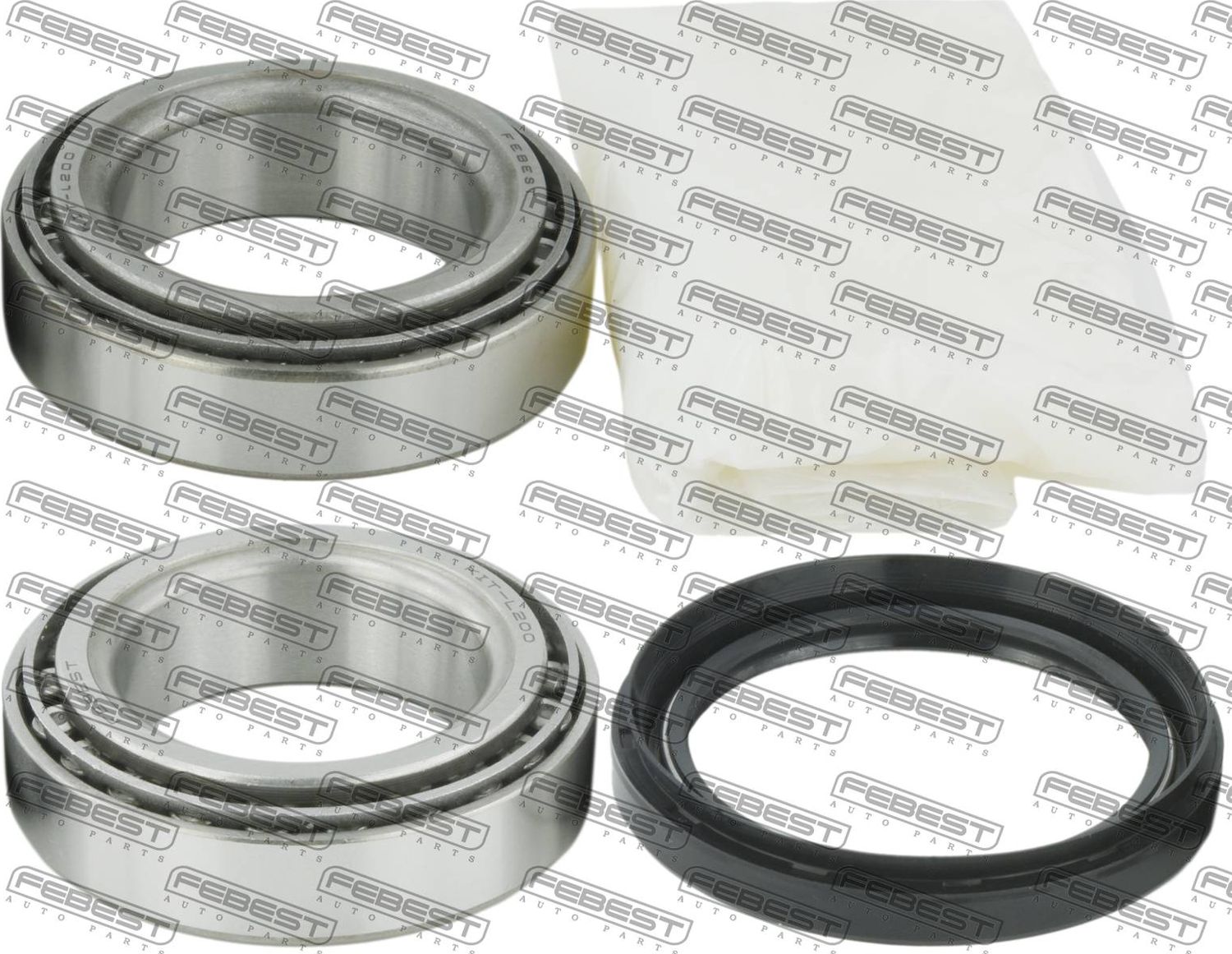 Ступичный подшипник (комплект) Febest. Артикул KIT-L200