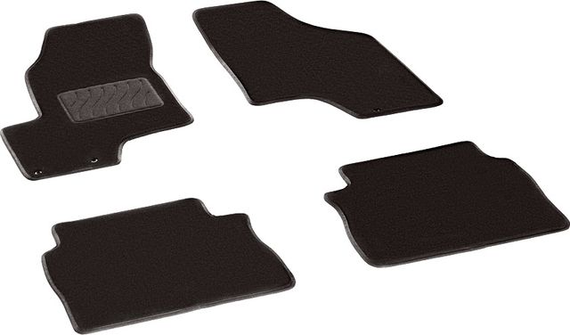 Коврики текстильные Seintex на нескользящей основе для салона Hyundai Santa Fe II 2006-2010. Артикул 82756