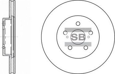Тормозной диск Sangsin Hi-Q. Артикул SD4001