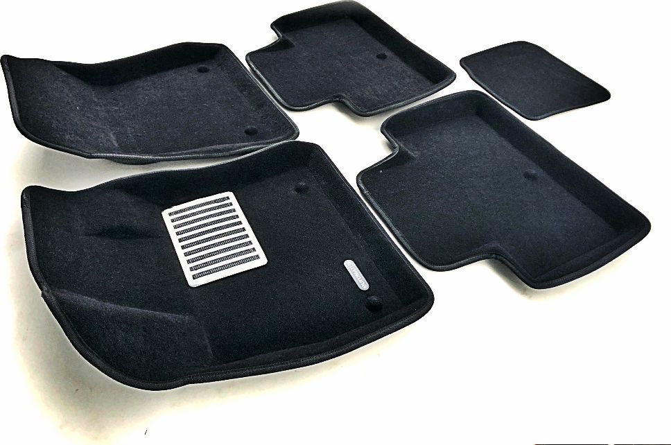 Коврики текстильные Euromat 3D Lux для салона Infiniti QX50 2018-2026. Артикул EM3D-002804