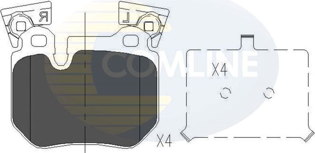 Тормозные колодки Comline Comline. Артикул CBP06023