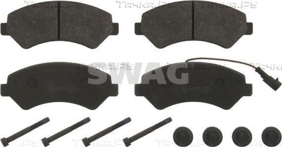 Тормозные колодки SWAG передние для Fiat Ducato III 2006-2026. Артикул 62 91 6840