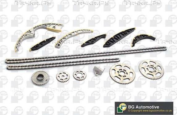 Цепь ГРМ BGA для Audi A4 IV (B8) 2011-2015. Артикул TC0130FK