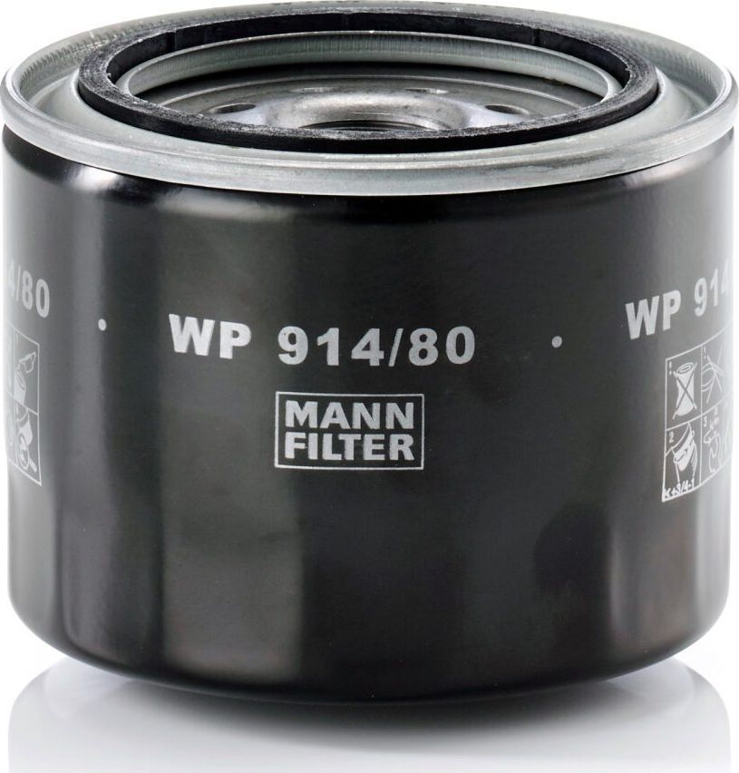 Масляный фильтр Mann-Filter. Артикул WP 914/80