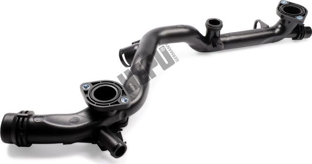 Патрубок радиатора (системы охлаждения) Hepu (полимерный материал) передний для Audi S4 IV (B8) 2008-2015. Артикул TM7065