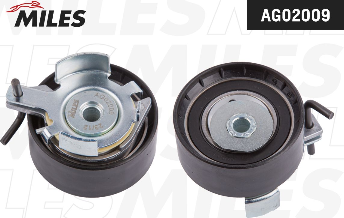 Натяжной ролик (натяжитель) ремня ГРМ Miles. Артикул AG02009
