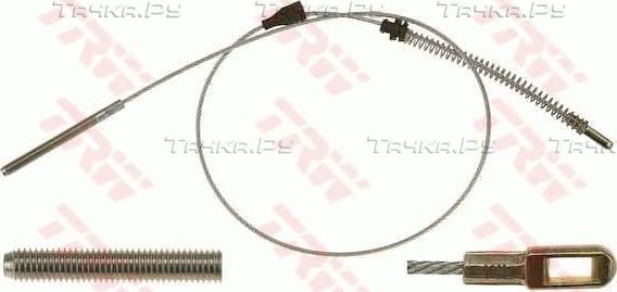 Трос ручника (тросик ручного тормоза) TRW. Артикул GCH1255