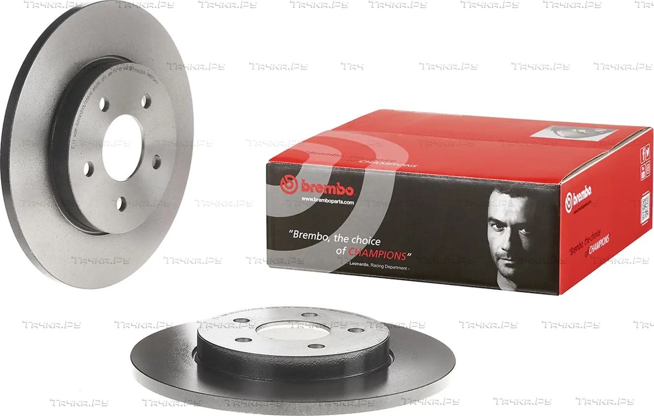 Тормозной диск Brembo UV Coated задний для Ford Mondeo III 2000-2007. Артикул 08.9734.11