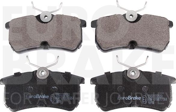 Тормозные колодки Eurobrake. Артикул 5502222550