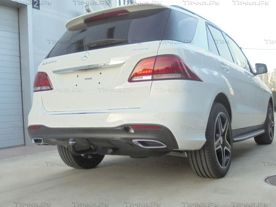 Фаркоп Aragon (быстросъемный крюк, вертикальное крепление) для Mercedes-Benz M-Класс (ML) W166 2011-2015.. Артикул E4117DV