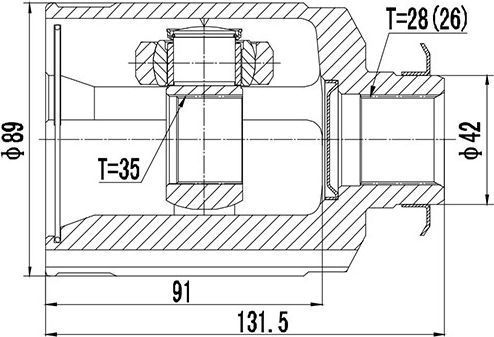 ШРУС (Zikmar). Артикул Z88984R