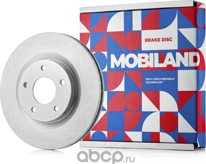 Диск тормозной передний вентилируемый D295,8мм NISSAN QASHQAI (J10, JJ10), QASHQ (Mobiland). Артикул 416109801