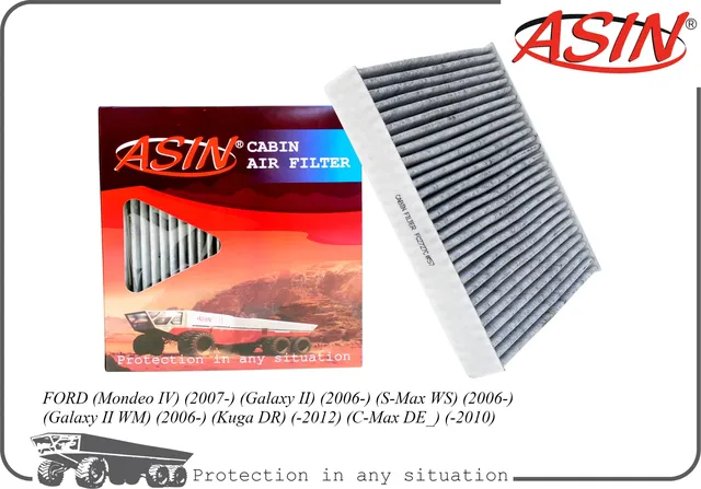 Фильтр салонный (Asin). Артикул ASINFC2727C