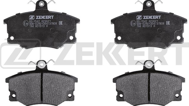Тормозные колодки Zekkert передние для Fiat Panda I 1987-2004. Артикул BS-1542
