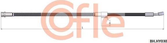 Тормозной шланг Cofle. Артикул 92.BH.HY030