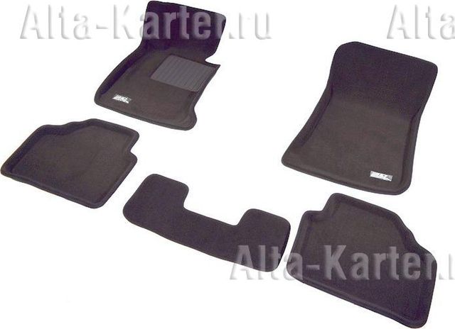 Коврики текстильные Sotra Liner 3D Lux для салона Volvo S60 II 2010-2018. Артикул ST 74-00498