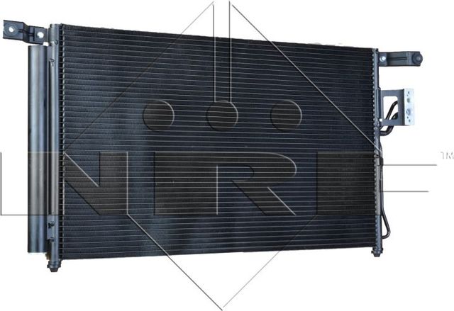 Радиатор кондиционера (конденсатор) NRF (алюминий). Артикул 35965