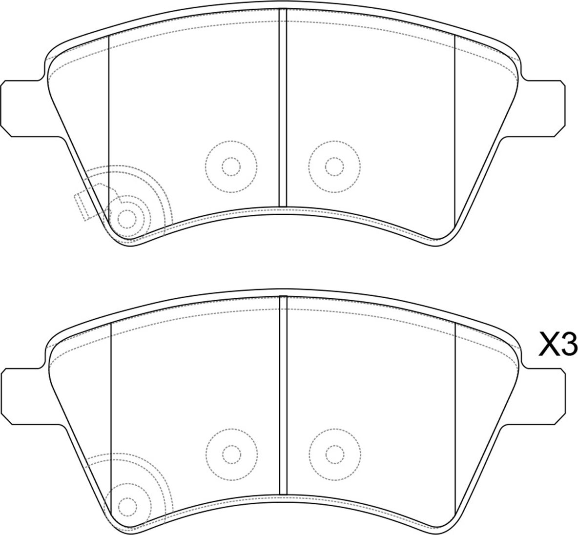 Тормозные колодки NiBK. Артикул PN9803