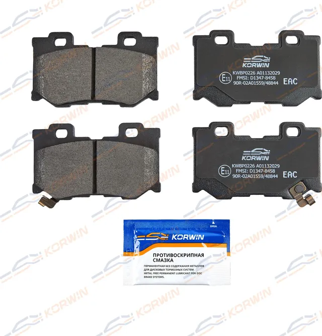 Колодки тормозные зад. Infiniti FX (S51) 08-13/G (V36) 07-/M (Y51) 10-/QX70 13 (Korwin). Артикул KWBP0226