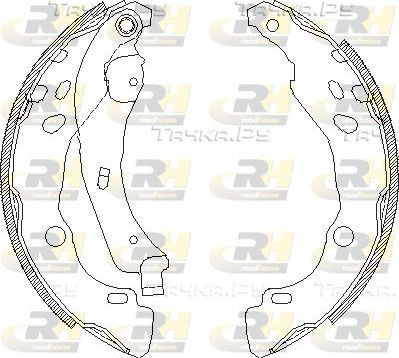 Тормозные колодки RoadHouse задние для Renault Duster I 2012-2020. Артикул 4152.00