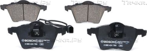 Тормозные колодки Bosch. Артикул 0 986 424 780