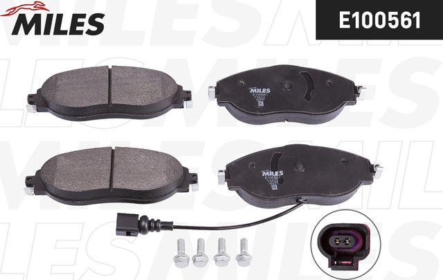 Тормозные колодки Miles (Semi-Metallic). Артикул E100561