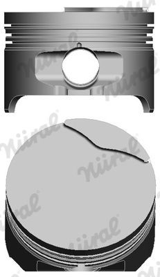 Поршень Nural для Dacia Logan II 2007-2026. Артикул 87-104200-00