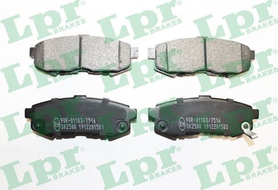 Тормозные колодки LPR. Артикул 05P1503