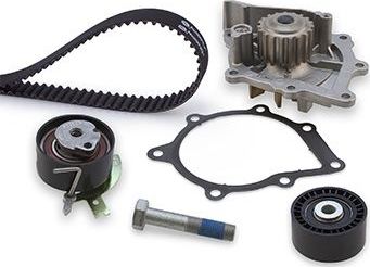 Помпа (водяной насос) с комплектом ремня ГРМ Gates PowerGrip® для Citroen C6 2006-2012. Артикул KP25633XS