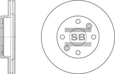 Тормозной диск Sangsin Hi-Q. Артикул SD2014