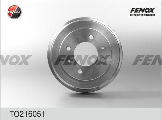 Тормозной барабан Fenox задний для Hyundai Matrix I 2001-2010. Артикул TO216051
