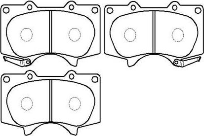 Тормозные колодки HSB. Артикул HP5098