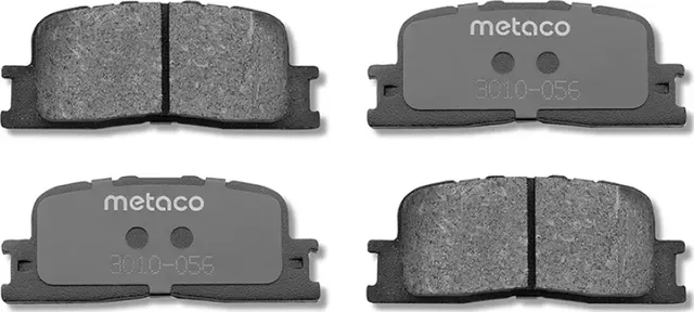 Колодки тормозные TOYOTA CAMRY 01- 2.4-3.0 задн. (Metaco) Metaco. Артикул 3010056