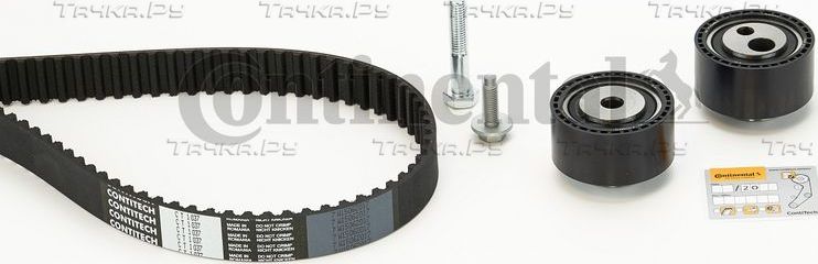 Ремень ГРМ с роликами (комплект) ContiTech для Citroen C5 I 2001-2008. Артикул CT1037K2