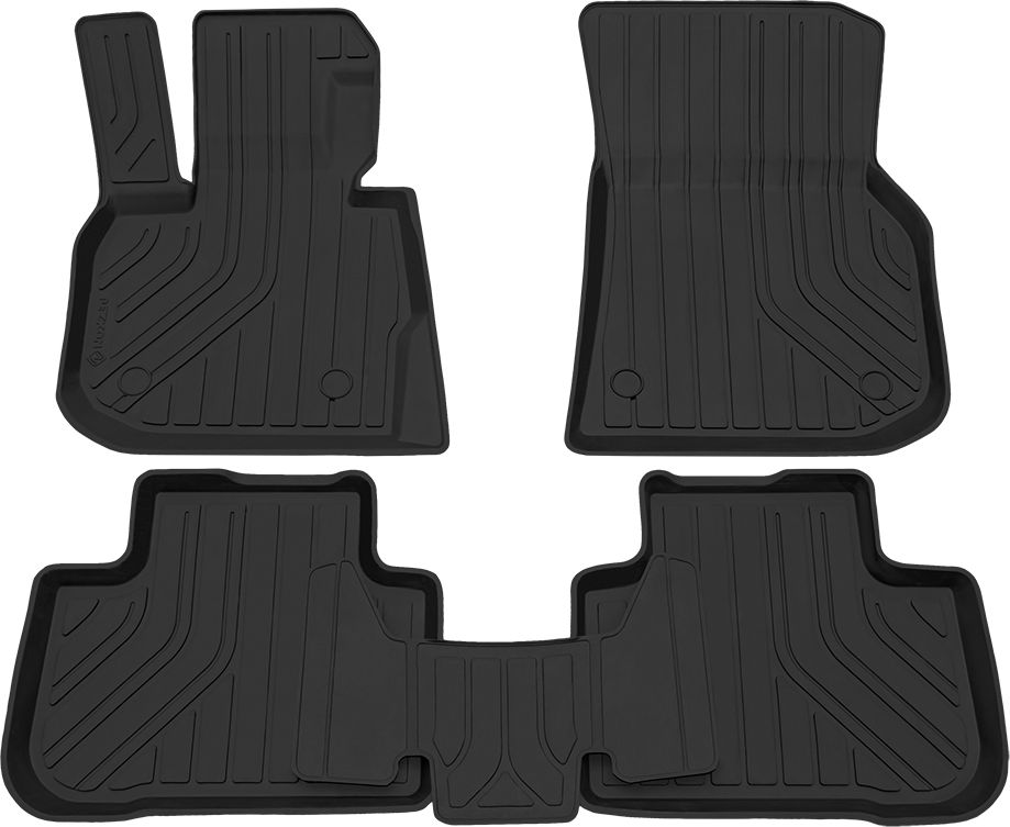Коврики Rezkon резиновые для салона BMW X3 G01 2017-2026. Артикул 1010035300