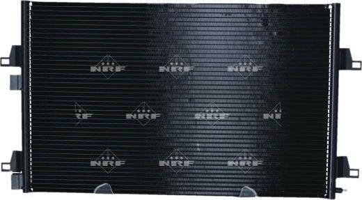 Радиатор кондиционера (конденсатор) NRF (алюминий). Артикул 35749
