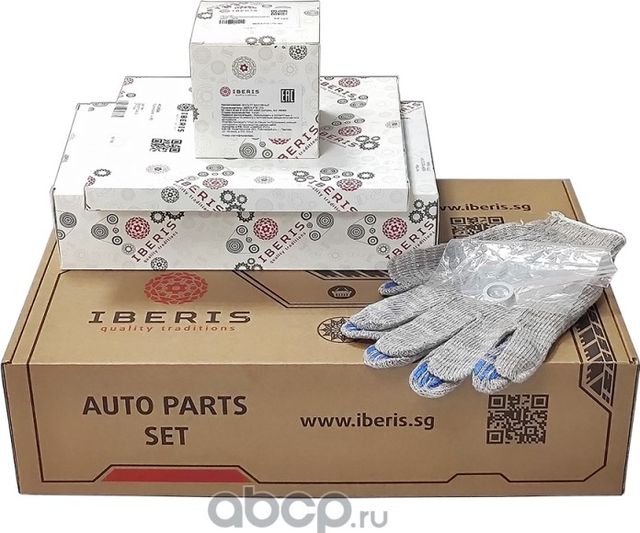 КОМПЛЕКТ ФИЛЬТРОВ LADA LARGUS 1,6 ДВИГАТЕЛЬ ВАЗ21129 (Iberis). Артикул IB770014KIT 