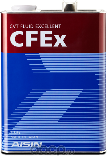 Жидкость для вариаторных КПП AISIN CVT Fluid Excelent 7004 (CFEX 4L) S0001401, K. Артикул CVTF7004