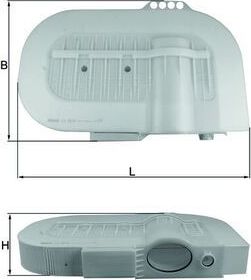Воздушный фильтр Mahle для MAN TGL 2012-2026. Артикул LX 2810