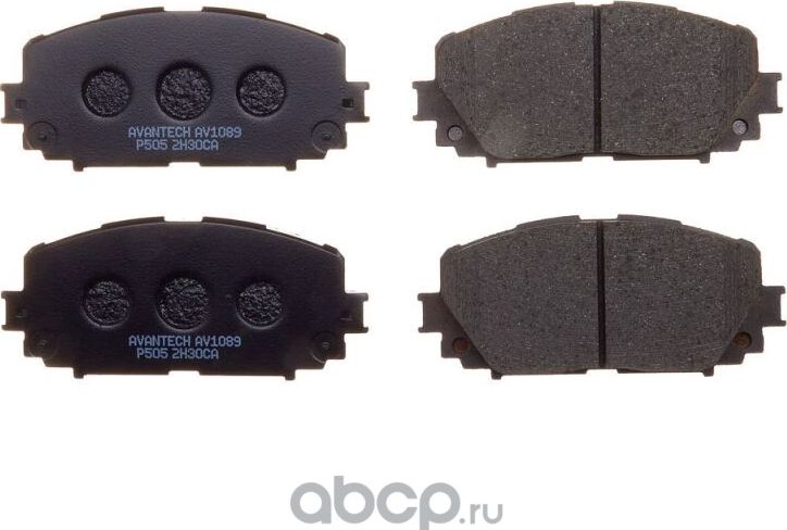 Колодки тормозные (Avantech). Артикул AV1089