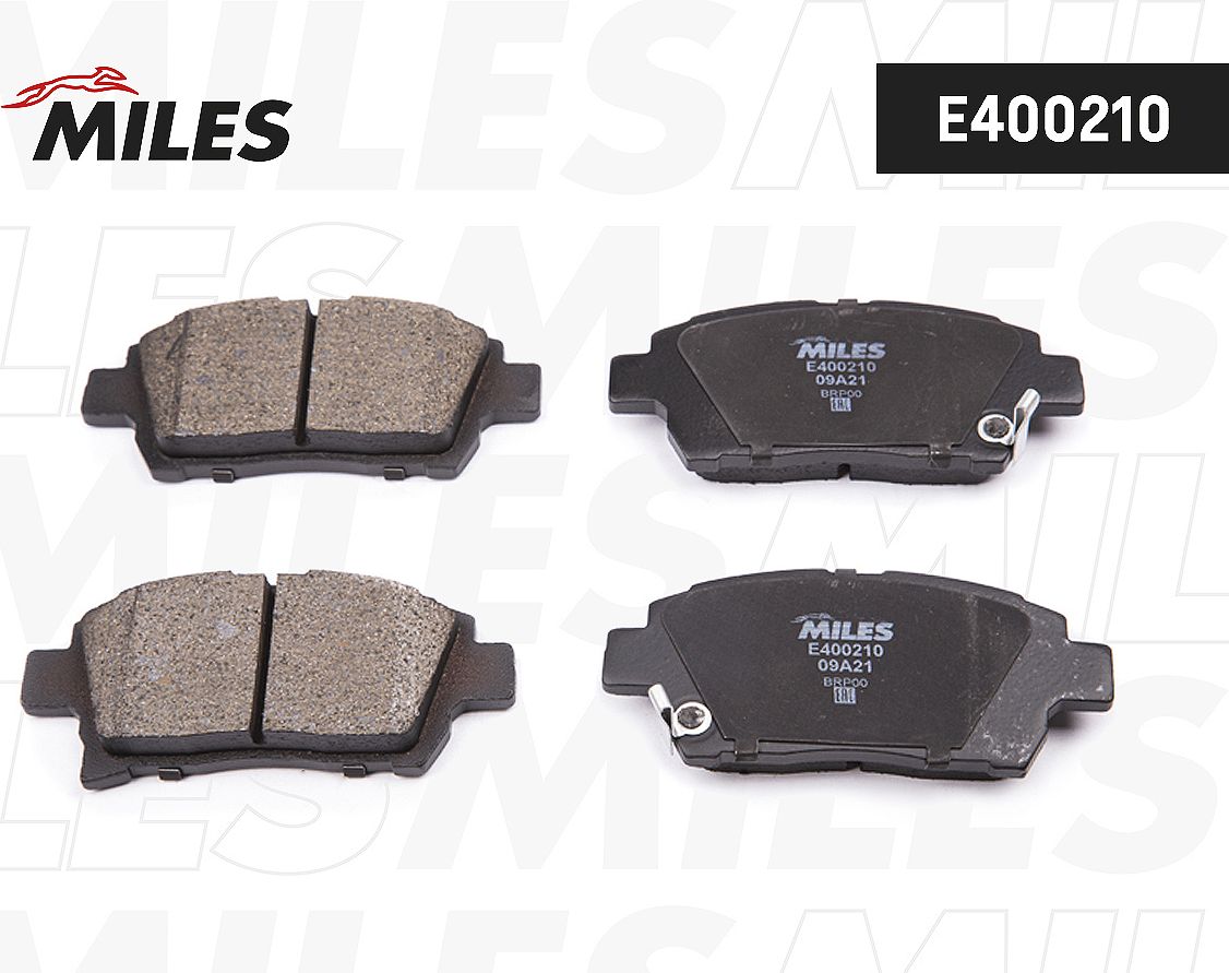 Тормозные колодки Miles (Low-Metallic). Артикул E400210