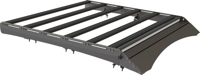 Экспедиционный багажник STC для Toyota Tundra II Double Cab 2006-2021 Шторка дальний свет. Артикул STC-TTU/06-TR1-L1