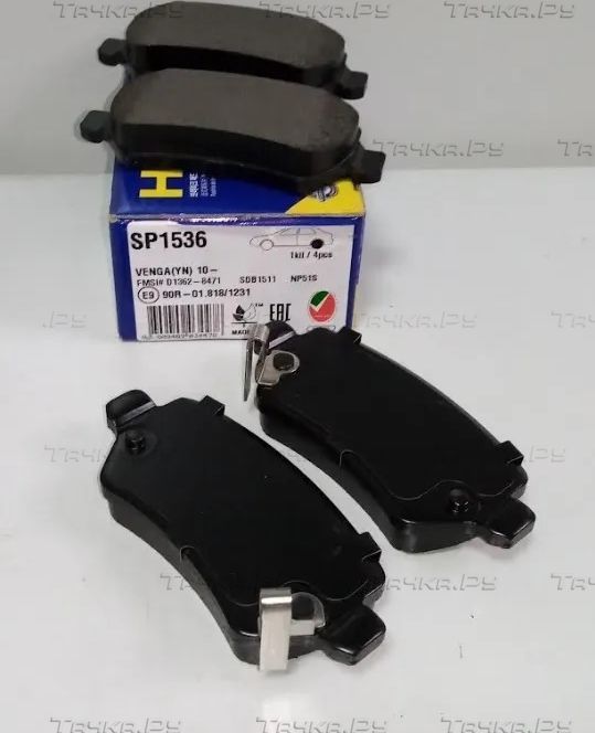Тормозные колодки Sangsin Hi-Q. Артикул SP1536 - купить в